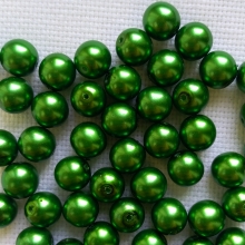 Teklagyöngy toszkán zöld 8 mm