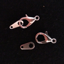 Karabiner rhodium 12 mm